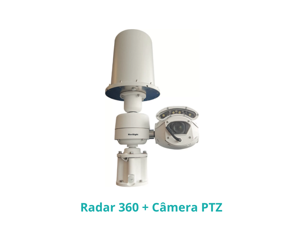 MoviSight- Radar 360 + Câmera PTZ